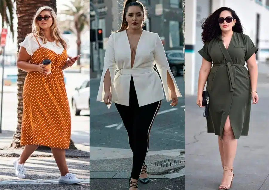 Vestidos para gordas com sales barriga